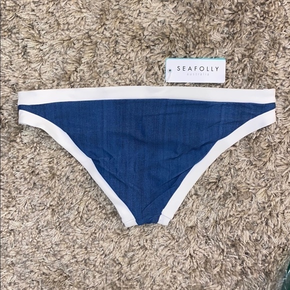 Seafolly Block Party Hipster Bikini Bottom 8 - Picture 8 of 8